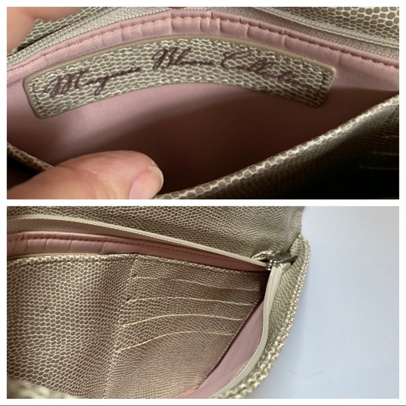 Marjorie Bloom Collection Bags Clutch Shoulder Bag Faux Lizard